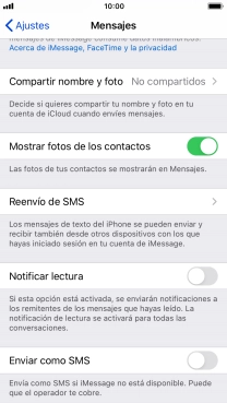 Pulsa el indicador junto a 