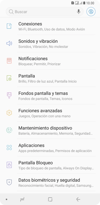 Pulsa Aplicaciones.