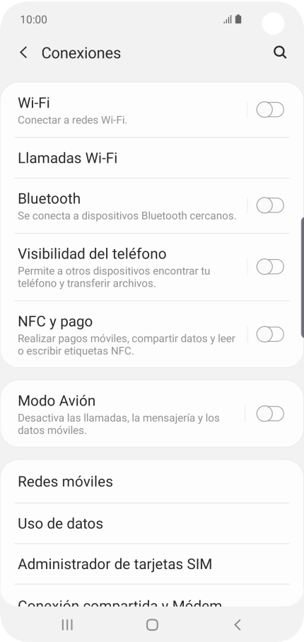 Pulsa Bluetooth.