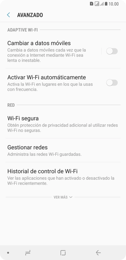 Pulsa el indicador junto a 