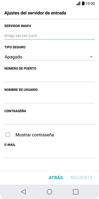 Pulsa en el campo bajo 