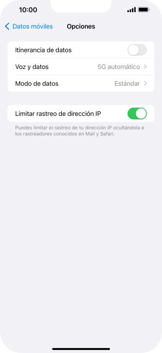 Pulsa el indicador junto a 