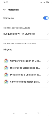 Pulsa Precisión de la ubicación de....
