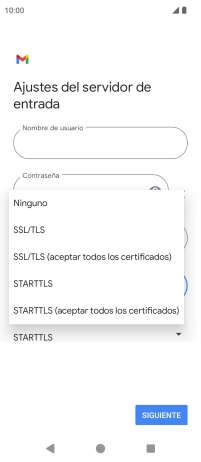 Pulsa SSL/TLS.