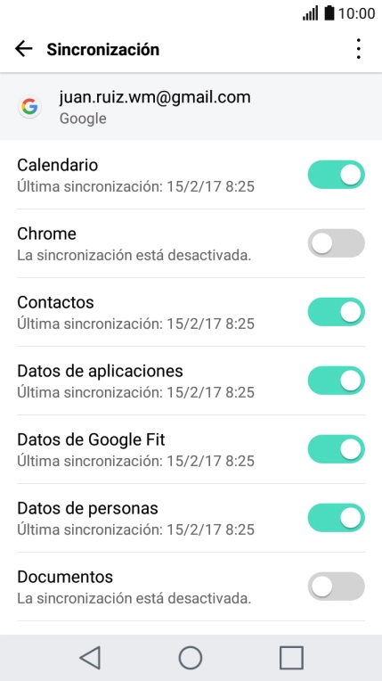 Pulsa la tecla de inicio para terminar y regresar a la pantalla de inicio.
