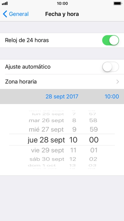 Pulsa el indicador junto a 