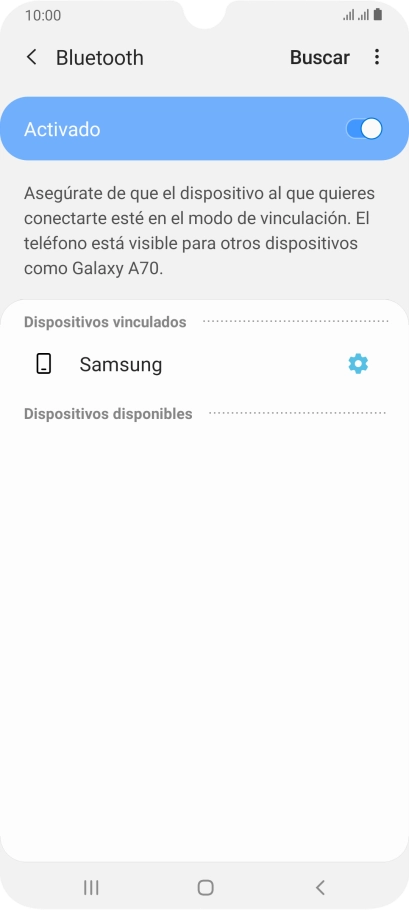 Pulsa la tecla de inicio para terminar y regresar a la pantalla de inicio.