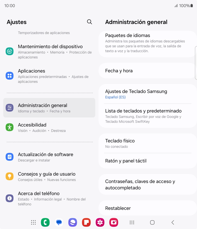 Pulsa Fecha y hora.