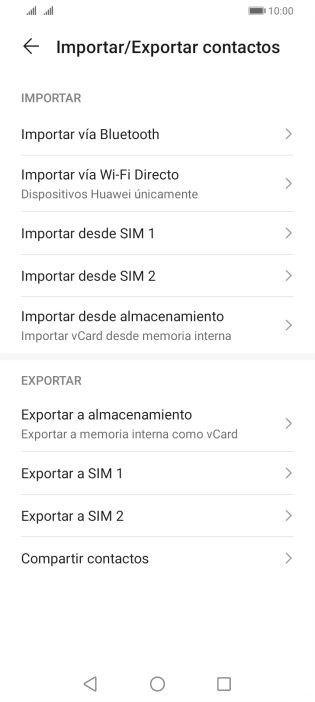 Pulsa Importar desde ‹SIM›.