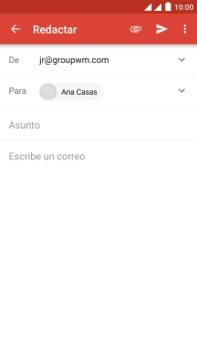 Pulsa Asunto e introduce el asunto deseado.