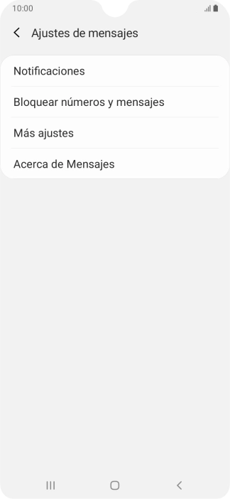 Pulsa Más ajustes.