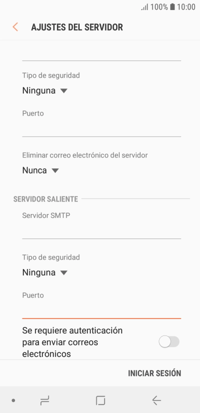 Pulsa INICIAR SESIÓN.