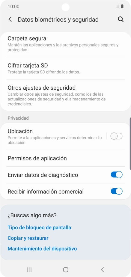 Pulsa Ubicación.