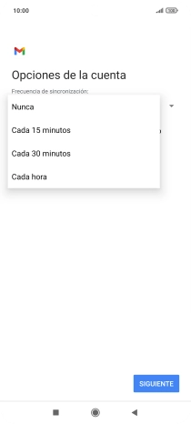 Pulsa el ajuste deseado.