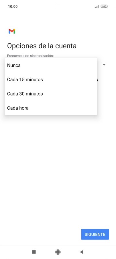 Pulsa el ajuste deseado.