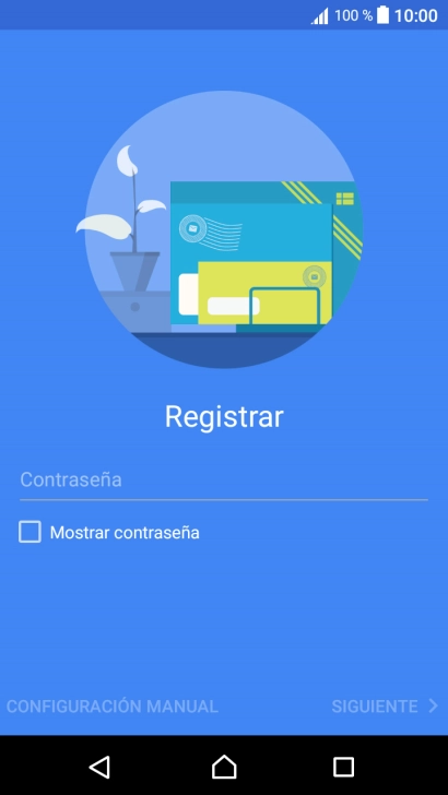 Pulsa Contraseña e introduce la contraseña de tu cuenta de correo electrónico.