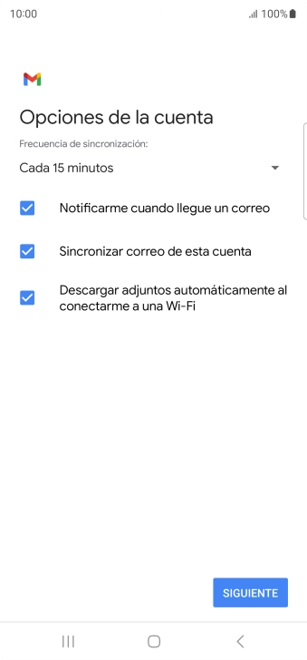Pulsa la lista desplegable bajo 