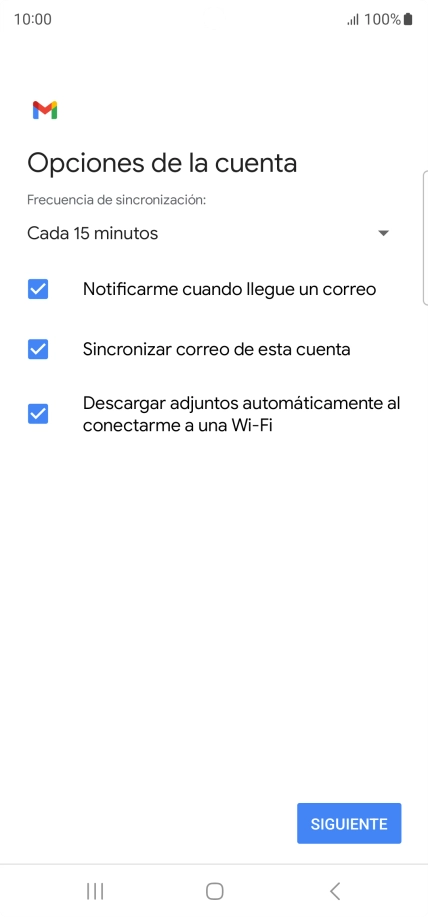 Pulsa la lista desplegable bajo 