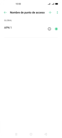 Pulsa el icono de añadir.