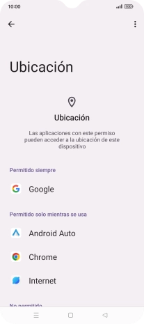 Pulsa la app deseada.