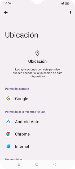 Pulsa la app deseada.