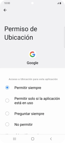 Pulsa el ajuste deseado.
