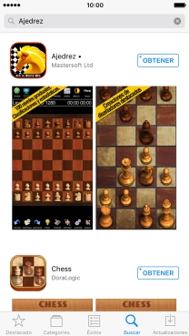 Pulsa la app deseada.