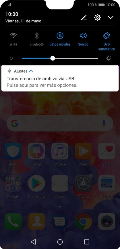 Pulsa Pulse aquí para ver más opciones..