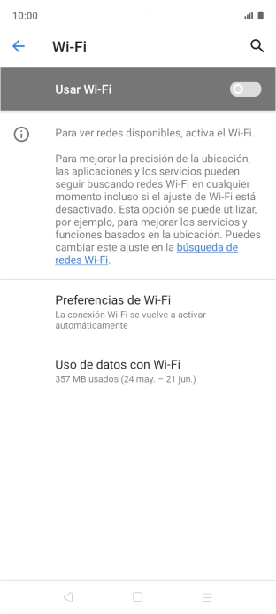Pulsa el indicador junto a 