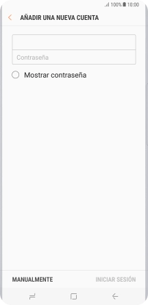 Pulsa Contraseña e introduce la contraseña de tu cuenta de correo electrónico.