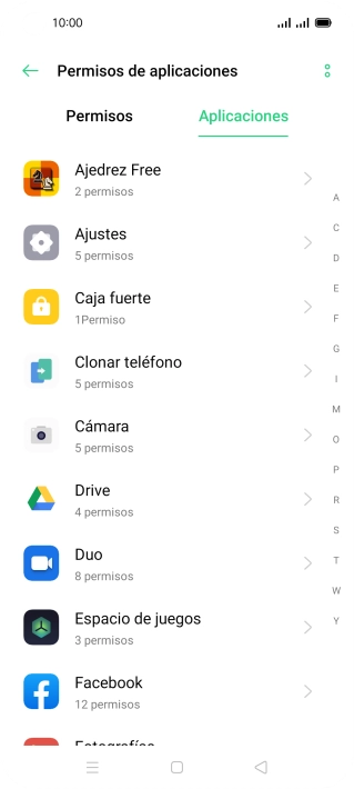 Pulsa la app deseada.