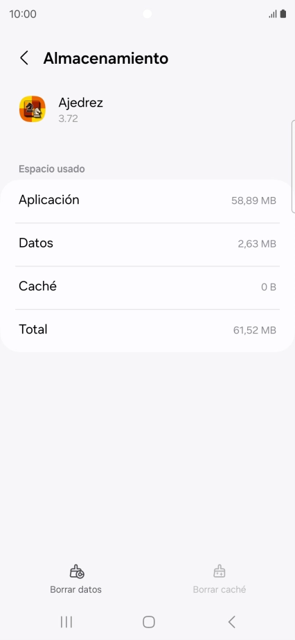 Pulsa la tecla de inicio para terminar y regresar a la pantalla de inicio.
