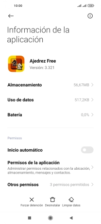Pulsa Limpiar datos.