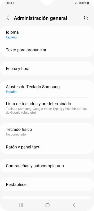 Pulsa Restablecer.