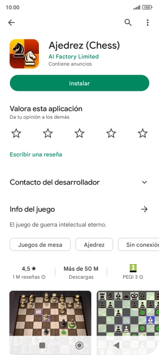 Pulsa la tecla de inicio para terminar y regresar a la pantalla de inicio.