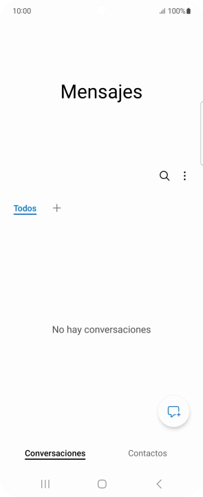 Pulsa el icono de nuevo mensaje.