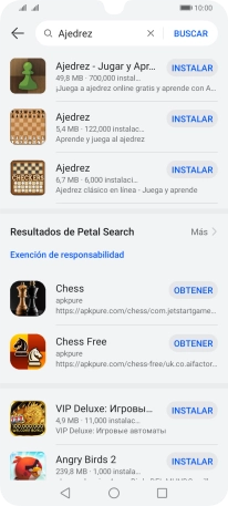 Pulsa la app deseada.