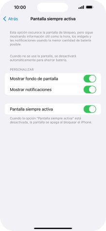 Pulsa el indicador junto a 