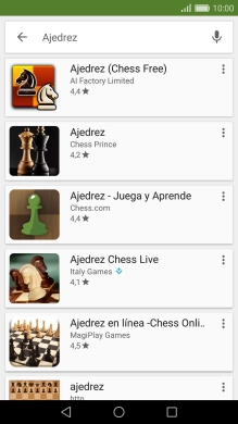 Pulsa la app deseada.