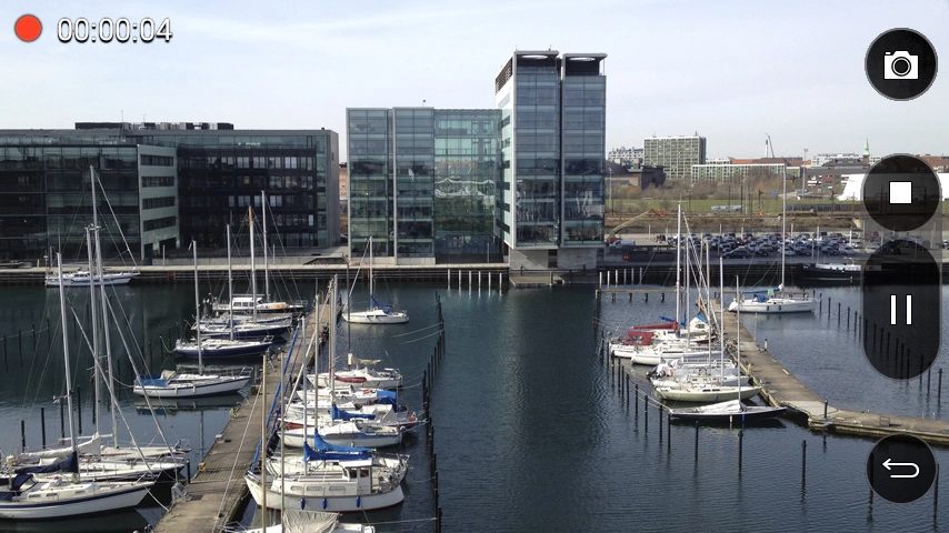 Pulsa el icono de parada detener la grabación.