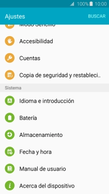 Pulsa Fecha y hora.