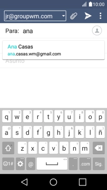 Pulsa el contacto deseado.