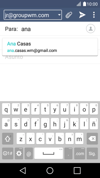 Pulsa el contacto deseado.