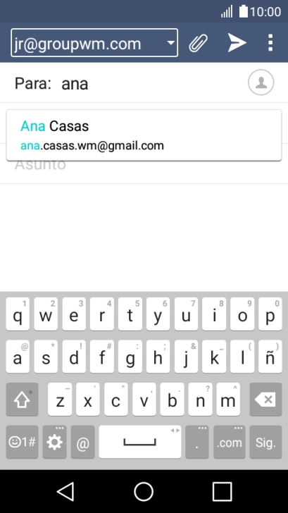 Pulsa el contacto deseado.