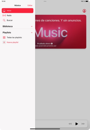 Pulsa Nueva playlist.