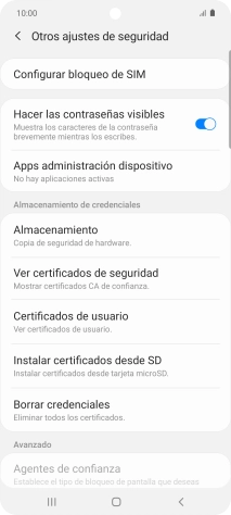 Pulsa Configurar bloqueo de SIM.