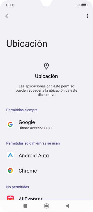 Pulsa la app deseada.
