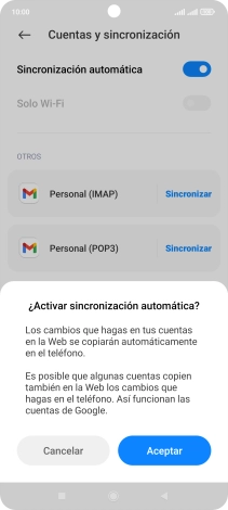 Pulsa Aceptar.