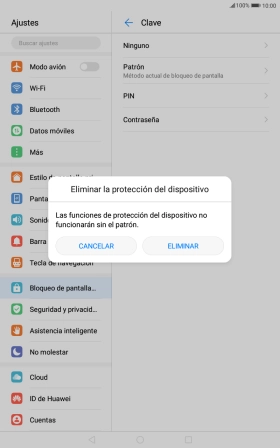 Pulsa ELIMINAR.