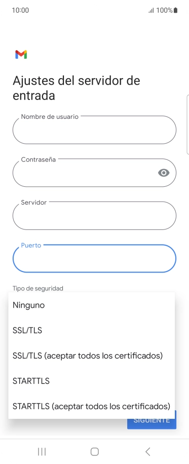 Pulsa Ninguno.